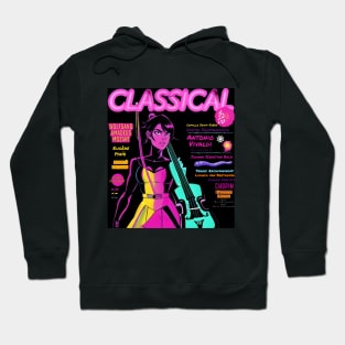 Classical music in neon Hoodie